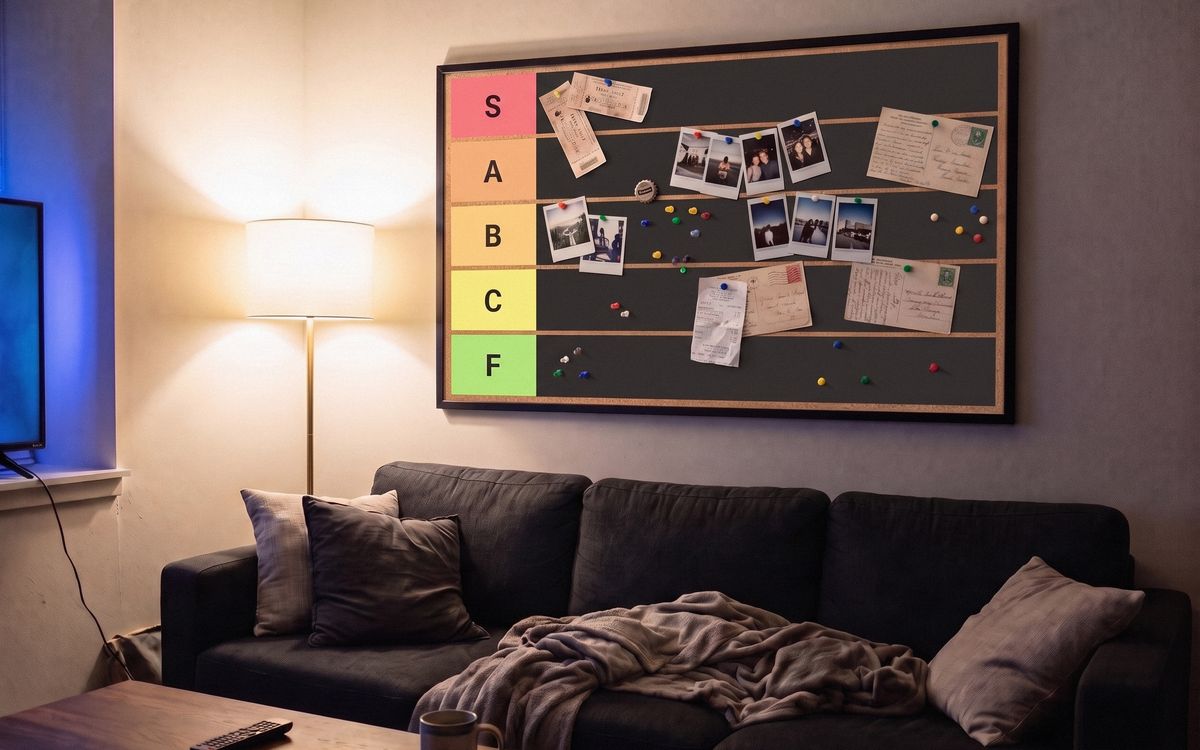 Living room: Movie nights, ranked. The stubs prove it.